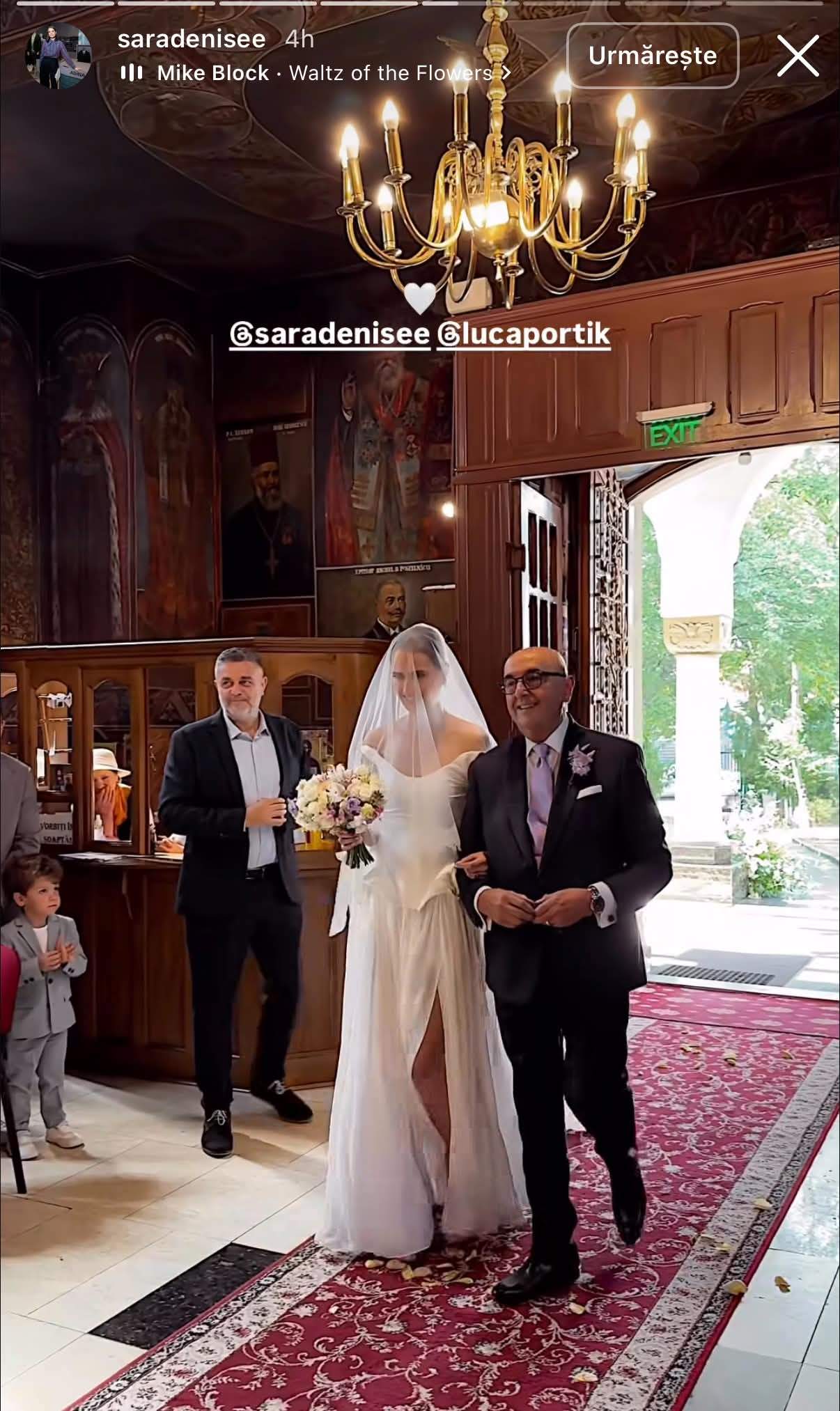 Fiica Adinei Buzatu s-a căsătorit. Primele imagini cu Sara în rochie de mireasă | FOTO