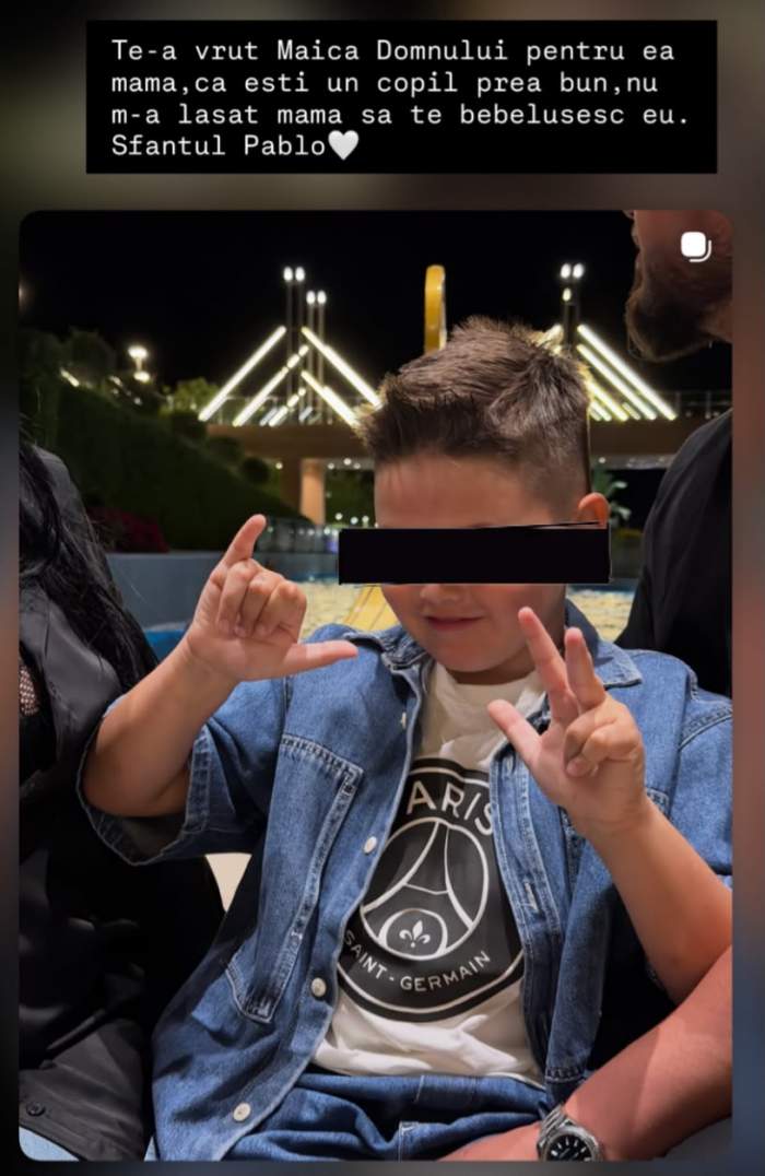 Mama lui Pablito a scris un mesaj sfâșietor