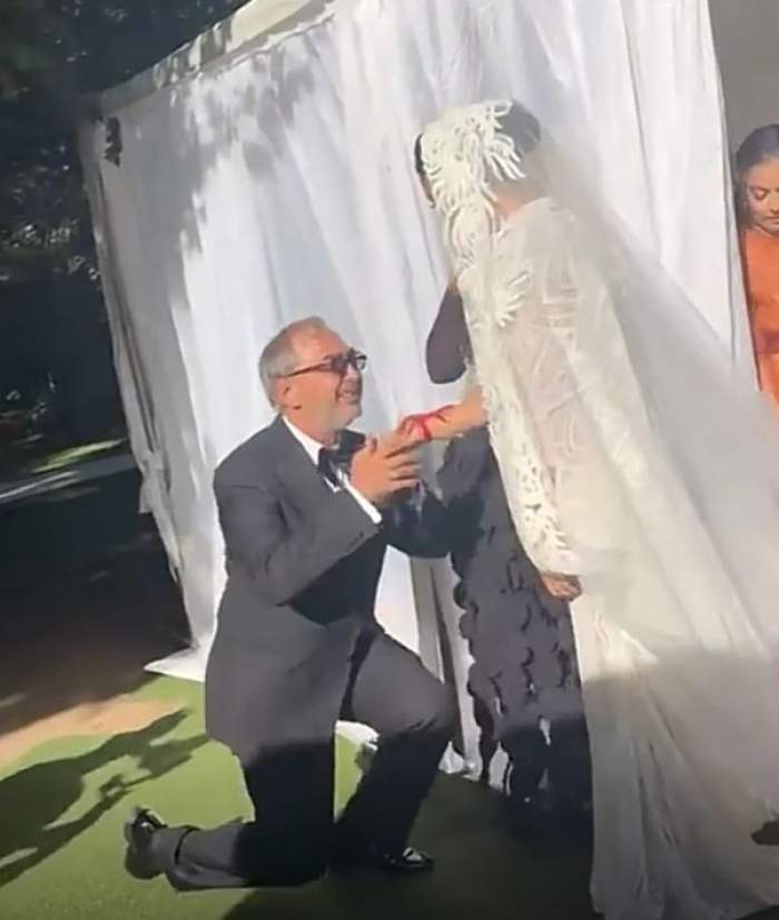 Costel Cocoș a îngenuncheat în fața fiicei sale